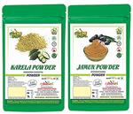 BHPI Bharat Combo Pack of Karela Powder & Jamun Powder (200gm Each)