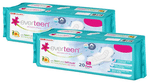 Everteen Cottony Dry Pads with Neem and Safflower (20 Each) XL