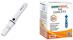 Ambitech Combo Pack of Adjustable Lancing Device with Ambitech 50 Round Lancets