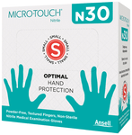 Ansell Micro-Touch N30 Nitrile Gloves (30 Each) Small