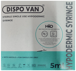 Dispovan Syringe 5ml with Needle