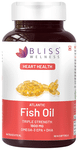 Bliss Welness Heart Health Arctic Fish Oil Triple Strength Omega-3 Softgel Capsule