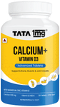 Calcium and Vitamin D3 Tablets with Zinc, Magnesium & Alfalfa | Citrate Malate Form | by Tata 1mg