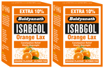 Baidyanath isabgol Orange Lax Powder (110gm Each) Orange Flavour