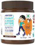 Gritzo 8 to 12 Years Peanut Almond Butter Crunchy Chocolate