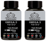 Earth King Omega 3  Fish Oil Triple Strength Softgel Capsule 1000mg