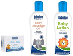 Babuline Baby Lotion 100ml Massage Oil 100ml & Soap 50gm for New Born Babies Healthcare Gift Pack Complete Bath & Skin Essentials Combo Gifting Set
