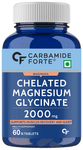 Carbamide Forte Chelated Magnesium Glycinate 2000mg for Muscle Recovery & Sleep Support | Tablet