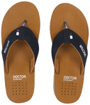 Doctor Extra Soft D24 Orthopaedic | Diabetic | Comfortable | MCR | Flip-Flop for Men Olive 9
