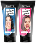 Anveya Colorisma 1 Day Temporary Hair Color (30ml Each) Euphoria Blue & Summer Pink