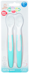 Bubbles Extra Soft BPA Free Silicone Spoon Green 6 Months +