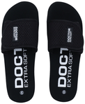 Doctor Extra Soft D 17 Orthopaedic and Diabetic Adjustable Strap Comfort Slippers for Women Black 8