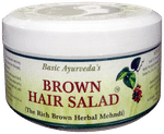 Basic Ayurveda Brown Hair Salad (Herbal Mehndi)