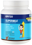 Gritzo Super Milk Protein Height+ for 2 to 6 Years Height+ | With Calcium & Vitamin D3 | Flavour Double Chocolate