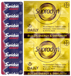 Bayer Combo Pack of Supradyn Daily Multivitamin 15 Tablet & Saridon Advance 10 Tablet