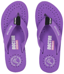 Doctor Extra Soft D 16 Orthopaedic and Diabetic Feel Good Super Comfort Slippers for Women Purple 9