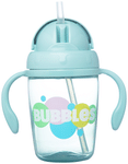 Bubbles Baby PP Straw Cup BPA Free 12+ Months (320ml Each) Blue