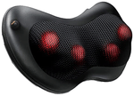 Dr Physio (USA) Shiatsu Cushion Full Body Massager with Heat Black