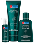 Dr Batra's Combo Pack of Dandruff Cleansing Shampoo 100ml, Hair Gel Wet Look 100gm and Anti-Dandruff Hair Serum 125ml