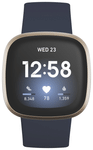 Fitbit Versa 3 Health & Fitness Smartwatch Midnight Blue, Gold