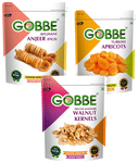 Combo Pack of Gobbe Afghani Anjeer (Figs), Turkish Apricots, Deluxe Kashmiri Walnut Kernels (200gm Each)