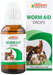 Bakson's Homoeopathy Worm Aid Drop for Veterinary Use