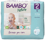 Bambo Nature Taped Diaper Standard Pack Small