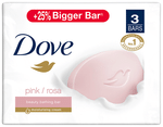 Dove Pink Beauty Bar- Soft, Smooth & Glowing Skin with Plant Based Cleansers (125gm Each)