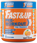 Fast&Up Pre-Workout & Pre-Training Powder | For Energy Powder Tangy Orange