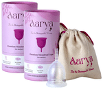 Aarya Medical Grade Silicone Reusable Menstrual Cup Medium