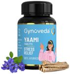 Gynoveda Yaami Stress Relief Ayurvedic Tablet (60 Each)