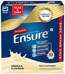 Ensure Powder Complete Balanced Drink for Adults | For Strength, Immunity & Energy | With Essential Vitamins | Nutrition Formula Vanilla