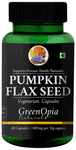 GreenOpia Naturals Pumpkin & Flaxseed Oil Vegetarian Capsule