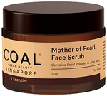 Coal Clean Beauty Mother of Pearl Face Scrub for Men