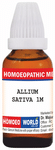Dr. Majumder Homeo World Allium Sativa Dilution(30ml Each)  1M