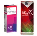Allen Anti Spondylitis Combo Pack of A48 Spondylytis Drop 30ml & A48  Relax Painkiller Oil 60ml