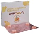 Chekbak-D3 60000 IU Chewable Tablet Orange