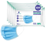 Care View 3 Ply Disposable Protective Surgical Face Mask Blue