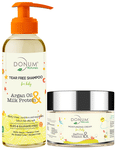 Donum Naturals Combo Pack of Saffron & Vitamin F Cream and Tear Free Shampoo for Baby