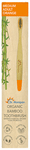Dr. Morepen Organic Bamboo Toothbrush Adult Medium Orange