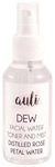 Auli Dew Facial Water Toner and Mist Distilled Rose Petal Water