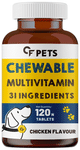 CF Pets Chewable Multivitamin Tablet for Dogs Chicken Flavour