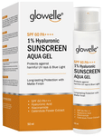 Glowelle 1% Hyaluronic Sunscreen Aqua Gel SPF 60 PA++++