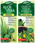 Dabur Combo Pack of Jamun Neem Karela Juice & Aloe Vera Juice (1ltr Each)