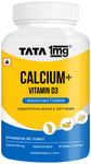 Calcium and Vitamin D3 Tablets with Zinc, Magnesium & Alfalfa | Citrate Malate Form | by Tata 1mg
