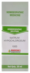 Bakson's Homoeopathy Natrum Hypochlorosum Dilution 1000 CH