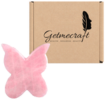 Get Me Craft Butterfly Rose Quartz Gua Sha Facial Tool