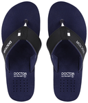 Doctor Extra Soft D24 Orthopaedic | Diabetic | Comfortable | MCR | Flip-Flop for Men Navy 5