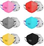 Care View CV1221 N95 FFP2 Certified Earloop with 6 Layers Filtration Protective Mask Universal Multicolor