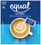 Equal Classic Zero Calorie from Sucralose Sachet (100 Each)
